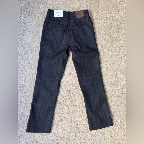 Zara Collection High Waist Cropped Bootcut Jeans, Dust Black, Size 2 - Picture 4 of 7